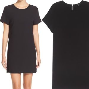 Crepe shift dress